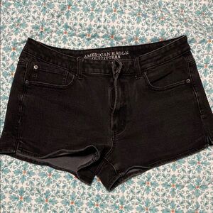 American Eagle Outfitters Black Jean Shorts